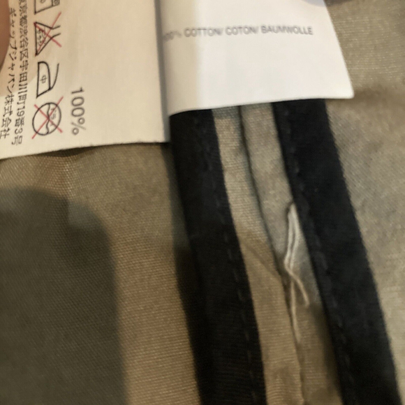 Gap Light Brown Beige Overcoat Dress Coat Casual Formal Mens XL 100% Cotton Suit - Picture 12 of 15